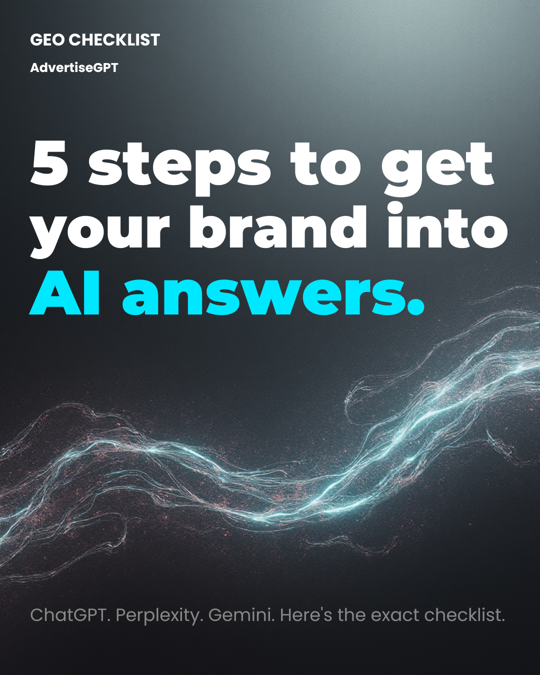 GEO Checklist — 5 Steps to Get Cited in Google AI Overviews