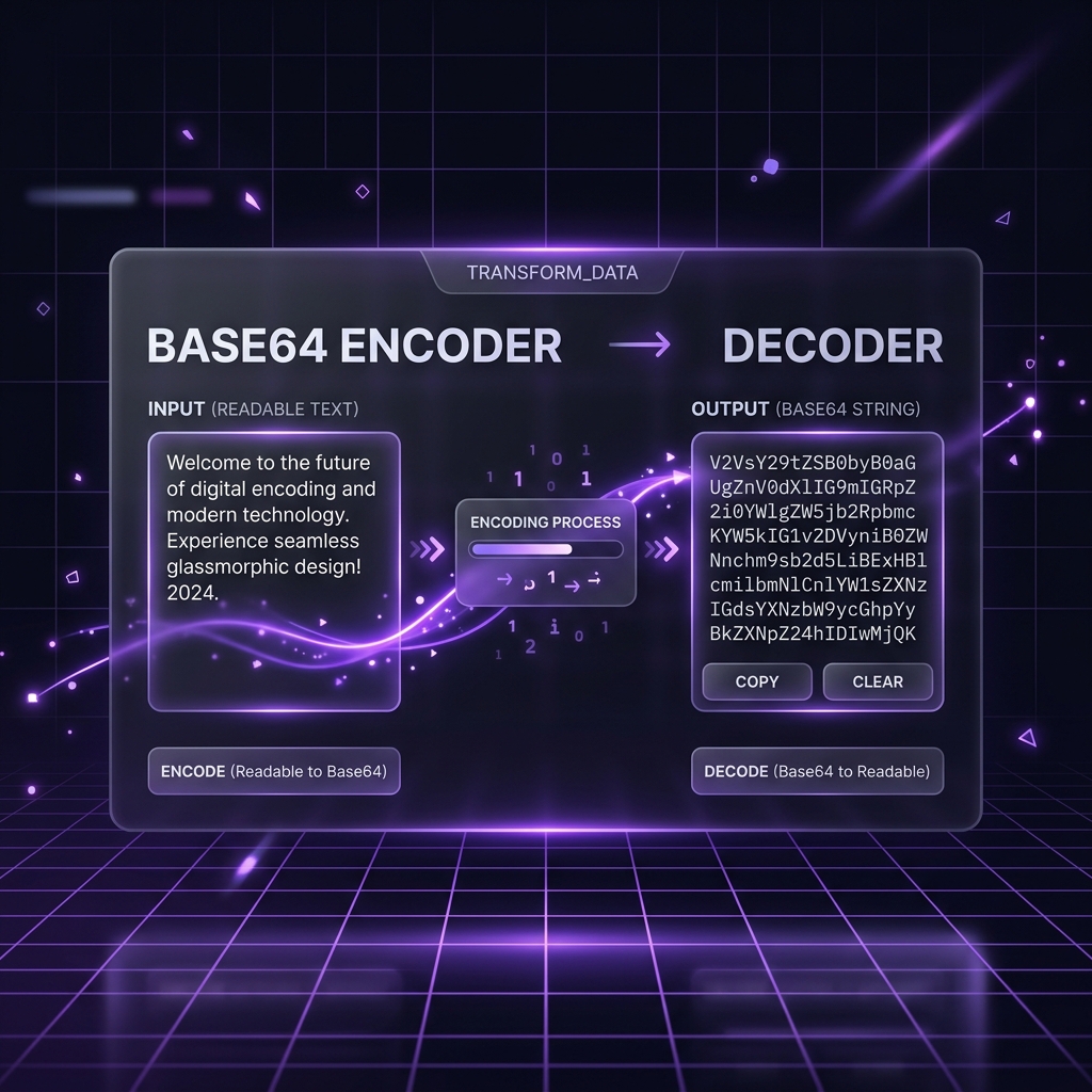 Base64 Converter interface preview