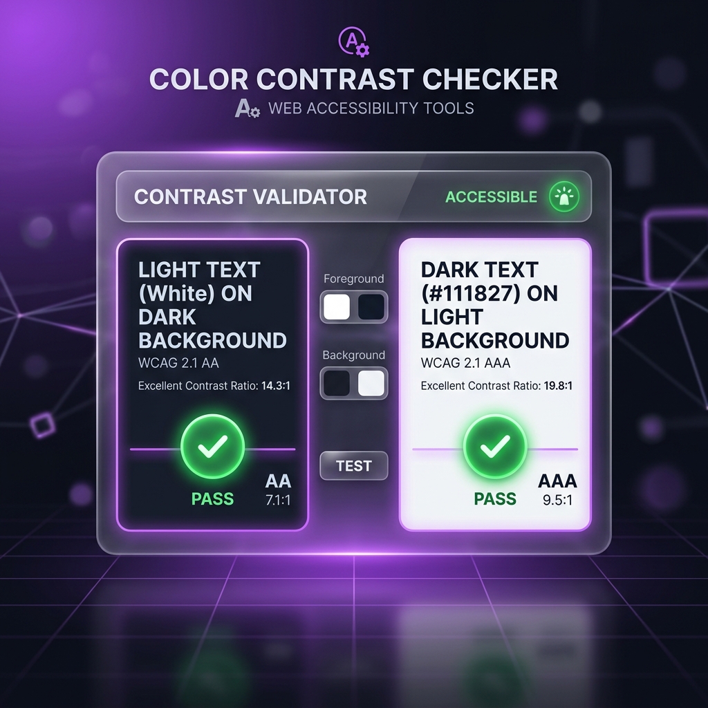 Colour Contrast interface preview